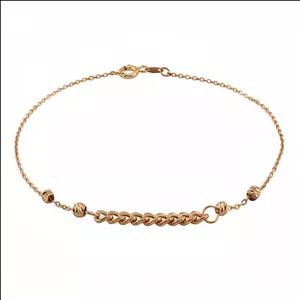 دستبند زنجیری طلا 18 عیار زنانه طلا و جواهر ویانا مدل البرنادو کارتیر