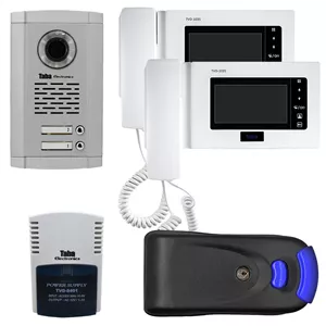 مجموعه دربازکن تصویری تابا الکترونیک مدل 1035 دو واحدی 