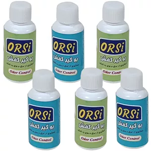 پودر بوگیر کفش مدل اورسی کد SVN 014 بسته 6 عددی