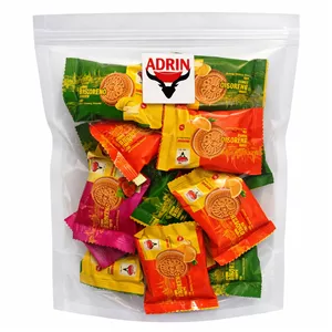 بیسکویت کرم‌دار با طعم میوه بیس اورنو آدرین - 500 گرم