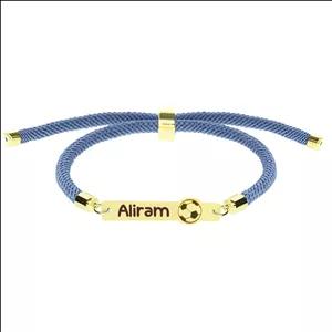 دستبند طلا 18 عیار بچگانه لیردا مدل اسم علیرام 202013