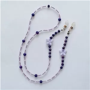 بند عینک مدل کریستال پروانه BE106