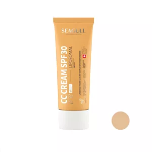 کرم پودر سی سی SPF30 سی گل مدل somal مناسب برای انواع پوست حجم 50 میلی لیتر