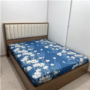 ملحفه ناتوسا مدل روانداز ارکیده دو نفره سایز 250x240 سانتی متر