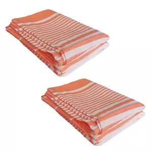 دستمال نظافت خانه و آشپزخانه نخ، پنبه‌ مدل ماهک  بسته 2 عددی