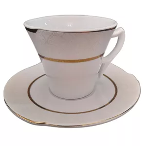 ست فنجان و نعلبکی 12 پارچه مناسب برای 6 نفر چینی تقدیس مدل چایخوری کد 02