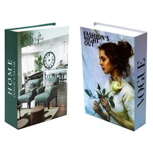 ماکت دکوری مدل کتاب دکوراتیو  HOME DESIGN &VOGUE 002 مجموعه دو عددی