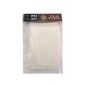 فیلتر چای مدل نخدار نخ جمع شو  11x6 بسته 25 عددی