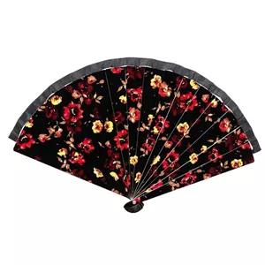 باد بزن مدل باغ گل کد q17