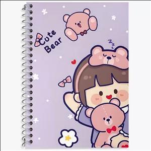 دفتر نت موسیقی 50 برگ خندالو طرح دخترانه کیوت کد N3949