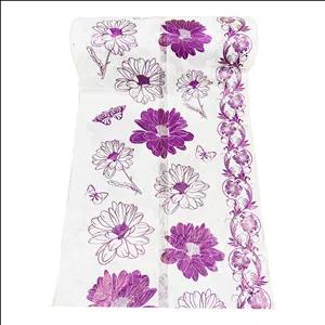 سفره یکبارمصرف فصل من مدل بهار  کد 68 رول 100 متری