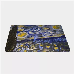 ماوس پد طرح شب پر ستاره سایز 24x37 سانتی متر