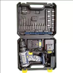 مجموعه 24 عددی دریل پیچ گوشتی شارژی 10 میلی‌متری 18 ولت ابی مکس مدل EM-18V