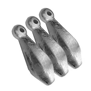 سرب ماهیگیری مدل پرتابی کد 80g بسته 3 عددی