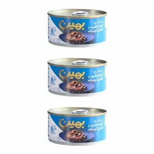 کنسرو گوشت تکه ای گوساله بهین - 180 گرم‌ بسته 3عددی