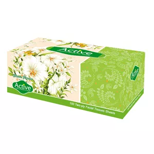دستمال کاغذی 150 برگ 2 لایه اکتیو مدل Classic