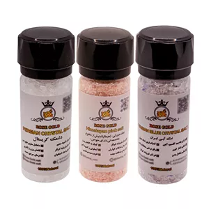 نمک آبی و دلنمک و نمک صورتی هیمالیا رزگلد -  160 گرم بسته 3 عددی