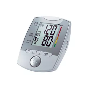 فشارسنج دیجیتال بازویی گلامور مدل HL858GC با نمایشگر LCD، حافظه 40 رکورد، پشتیبانی 3 کاربر، تشخیص آریتمی، دو کاف بزرگ و کوچک، منبع انرژی برق و باتری و کیف ضد ضربه 