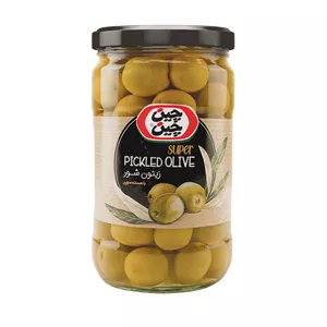 زیتون شور با هسته درشت چین چین - 680 گرم 