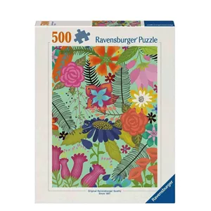  پازل 500 تکه راونزبرگر مدل Flowerjungle کد 12001382 مناسب برای 12 سال به بالا