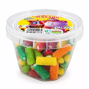پاستیل شکری با طعم میوه های ترش مخلوط مارابو - 220 گرم 