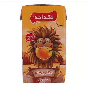 آبمیوه پرتقال تکدانه - 125 میلی‌لیتر