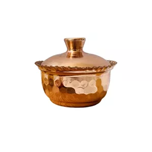 قندان مسی مدل لب چین کد ZH395.1 