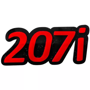 آرم نوشته صندوق عقب خودرو مدل 207i مناسب برای پژو 207
