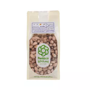 پسته احمدآقایی بوداده نمکی درشت پستاکو - 500 گرم