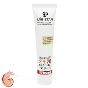 کرم پودر میستار مدل Classic Touch شماره 201 حجم 40 میلی لیتر