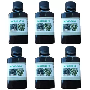 کود مایع کامل گیاهان سبز مدل life drop حجم 110 میلی لیتر بسته 6 عددی