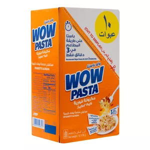 پاستا فوری 3 دقیقه ای با طعم آلفردو واو پاستا - 88 گرم بسته 10عددی