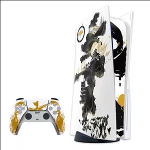 برچسب کنسول بازی هاماگراف مدل برچسب ps5 گوست آف یوتی ghost of yotei مناسب دستگاه فت دیسک خور