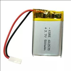 باتری لیتیومی مدل KSRE-602535 ظرفیت 500 میلی آمپر ساعت