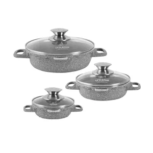 سرویس تابه 6 پارچه لایف اسمایل مدل LIFEP7STSHR-6-1