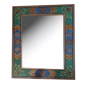 آینه خاتم کاری مدل اسلیمی کد 2430-SA 