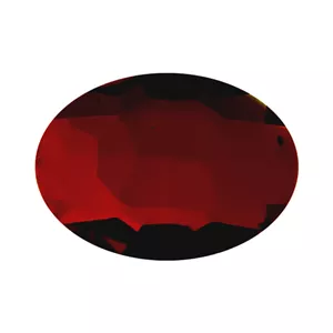 سنگ زینتی یاقوت سرخ مدل تراش بیضی