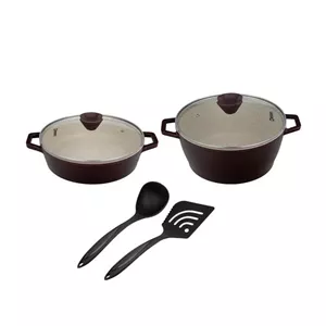 سرویس قابلمه و تابه گرانیتی 6 پارچه دسینی مدل CLASSIC