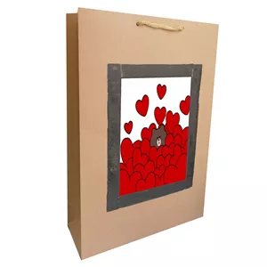 پاکت هدیه مدل روز عشق مجموعه 2 عددی