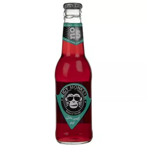 نوشابه گازدار با طعم آلبالو آیسی مانکی - 250 میلی لیتر