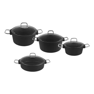 سرویس قابلمه و تابه گرانیتی 8 پارچه دسینی مدل Ntop-Marula 