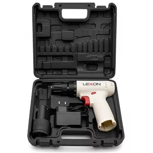 مجموعه 4 عددی دریل پیچ گوشتی شارژی 10میلی متری 12ولت لکسون کد ED-710