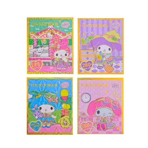 برچسب مدل دفترچه ای طرح کرومی و ملودی مجموعه 4 عددی