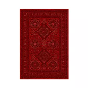 گبه ماشینی مدل قجری زمینه لاکی حاشیه لاکی کد 4126