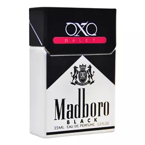 عطر جیبی مردانه اکس بالت مدل madboro black با رایحه خنک حجم 35 میلی‌لیتر