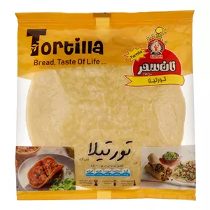 ‫نان تورتيلا بزرگ‬‏ نان سحر - 390 گرم \t