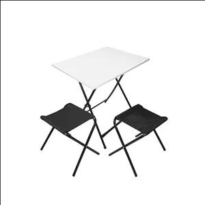 میز و صندلی سفری میزیمو مدل برزنتی کد 10623 مجموعه 3 عددی