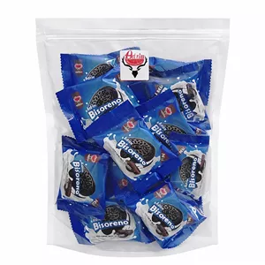 بیسکویت کاکائویی کرمدار با طعم قهوه بیسارنو آدرین - 500 گرم