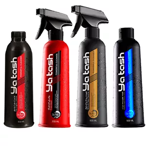 واکس لاستیک و شوینده موتور و  بدون اب بدنه و شوینده رینگ خودرو یاتاش مدل 02 حجم 500 میلی لیتر