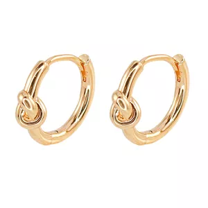 گوشواره حلقه‌ای زنانه زودیکا مدل گره کد AAC1473